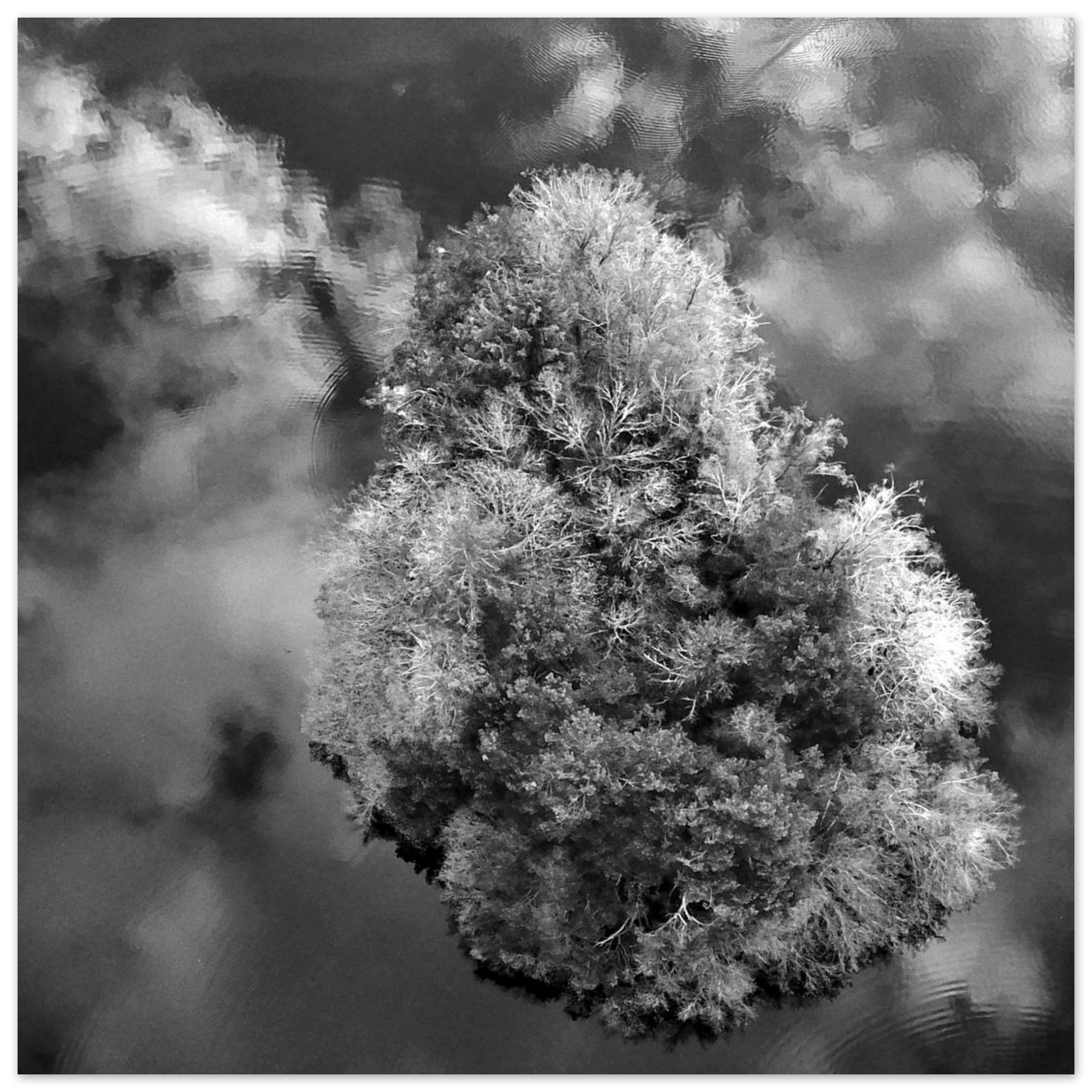 Tableau aluminium Puy de Dôme étang Thyx décor mural Tableau aluminium Puy de Dôme étang Thyx décor mural