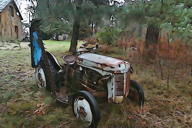Ce n&rsquo;est pas le tracteur qui a attiré mon regard en premier. C&rsquo;est tout ce qu&rsquo;il représentait.