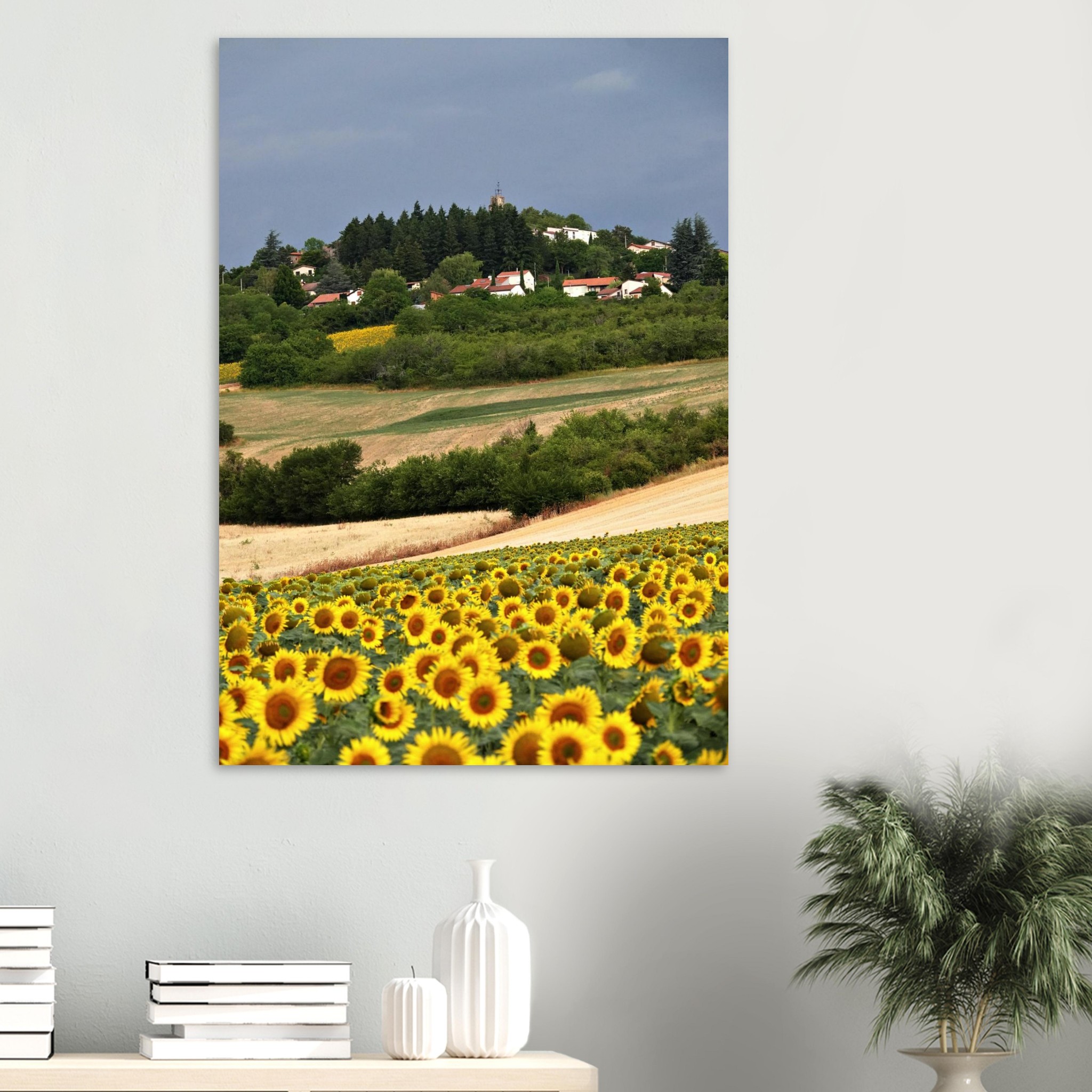 Au cœur des saisons – Tableau tournesols aluminium Au cœur des saisons – Tableau tournesols aluminium