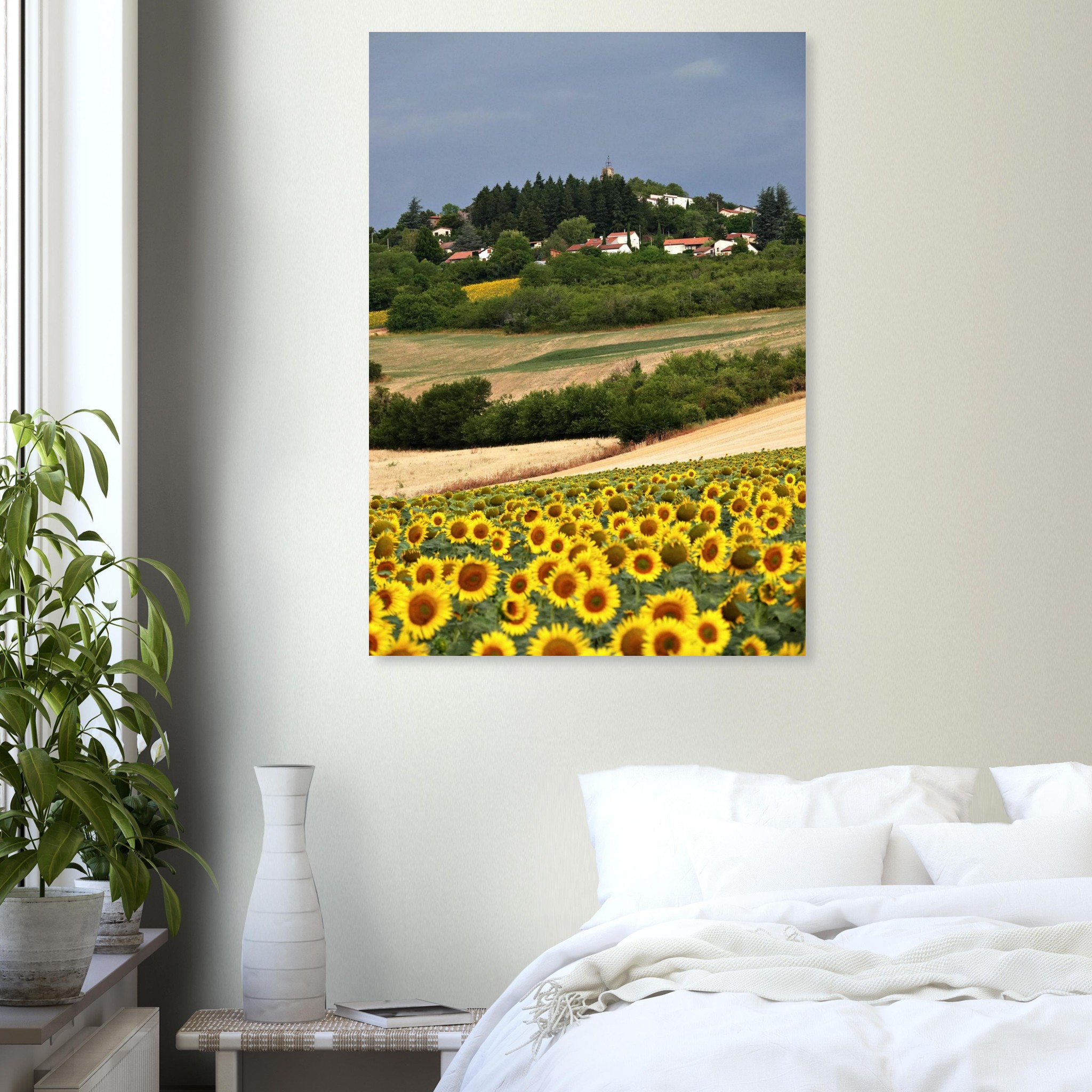 Au cœur des saisons – Tableau tournesols aluminium Au cœur des saisons – Tableau tournesols aluminium