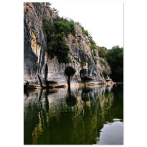 Protéger ce qui nous relie – Tableau photo de gorge et rivière Protéger ce qui nous relie – Tableau photo de gorge et rivière