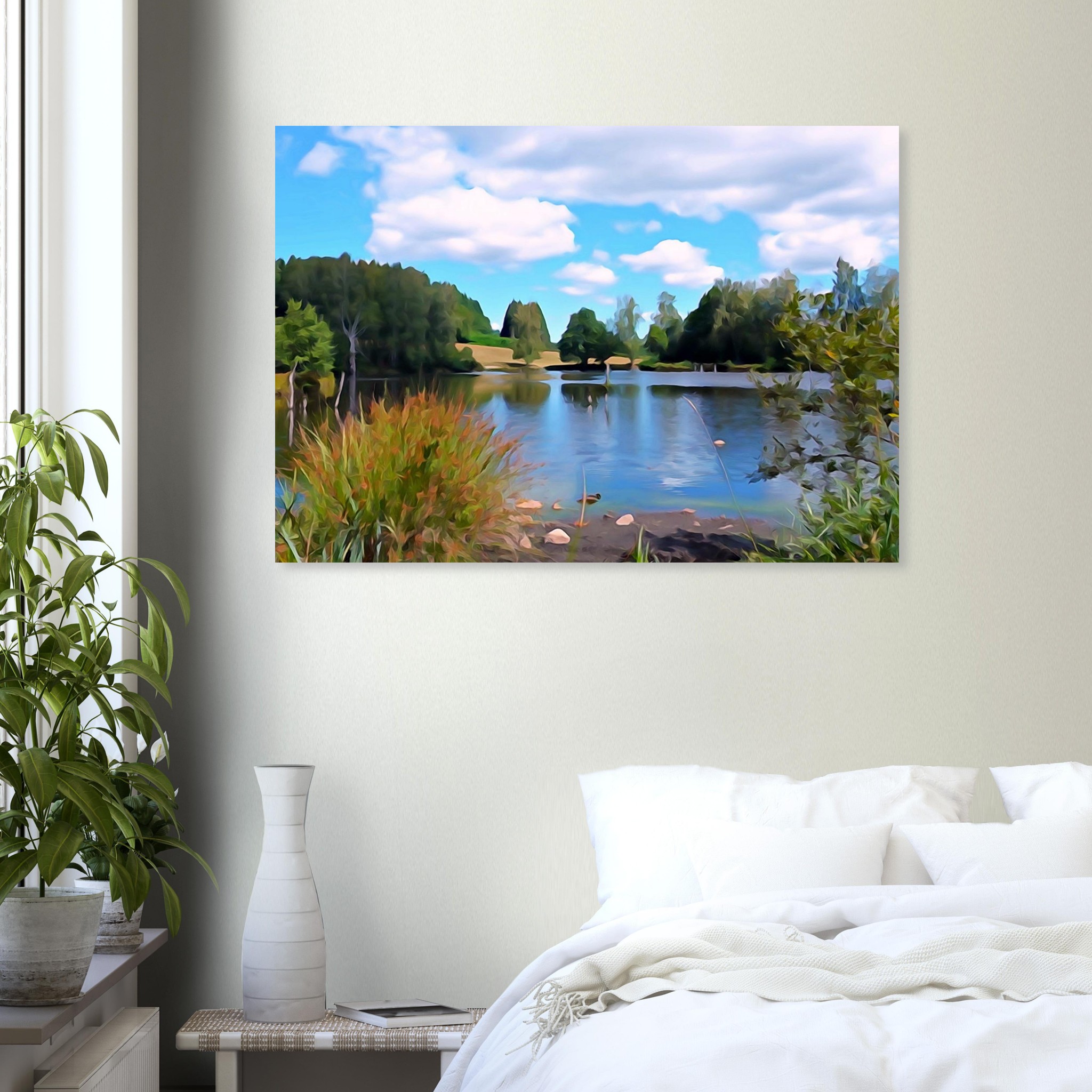 Photo en Auvergne / Tableau métal aluminium / La beauté du silence Photo en Auvergne / Tableau métal aluminium / La beauté du silence