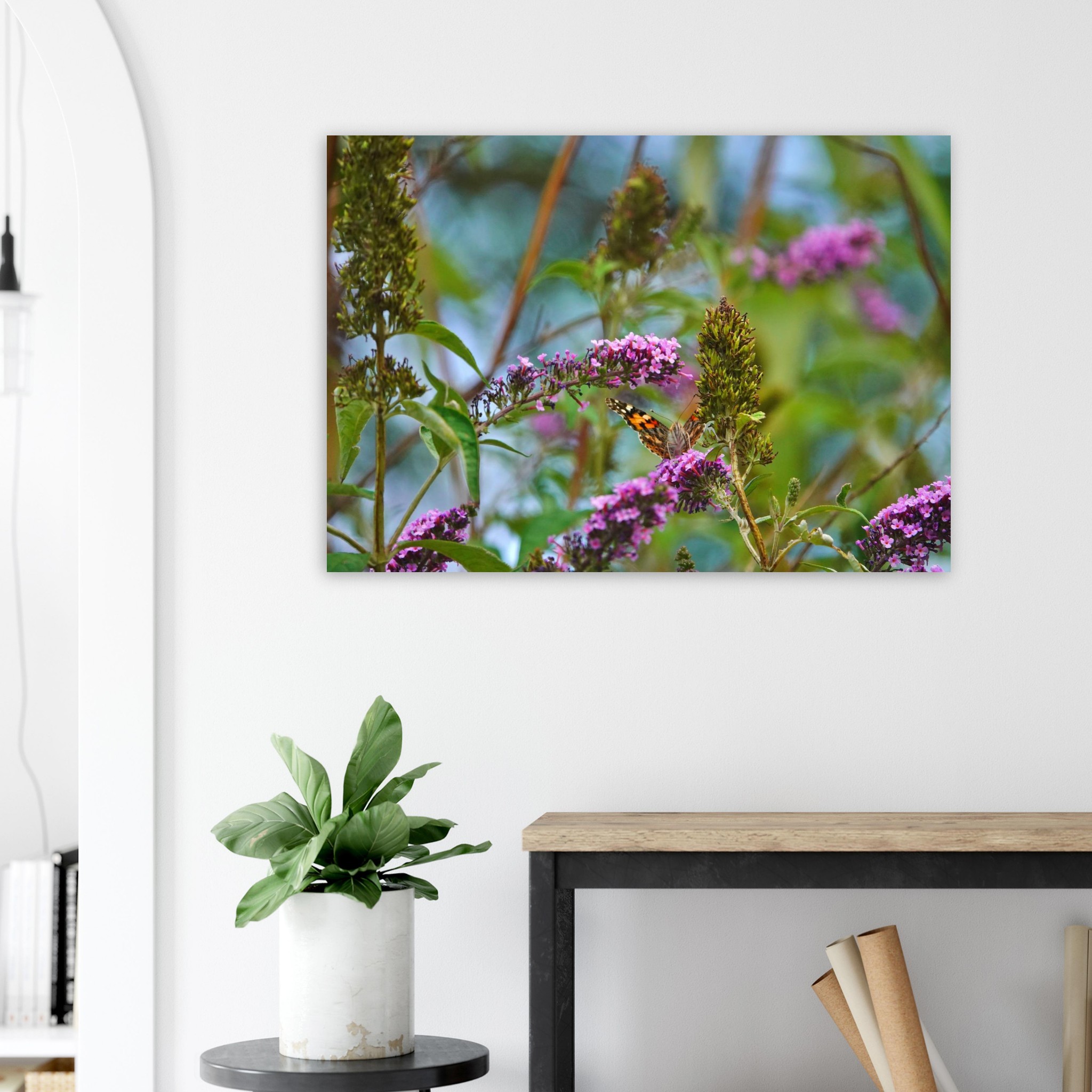 Photo en Auvergne / Tableau métal aluminium / Il est arrivé sans bruit, reparti sans un mot, ne laissant que ce motif Photo en Auvergne / Tableau métal aluminium / Il est arrivé sans bruit, reparti sans un mot, ne laissant que ce motif