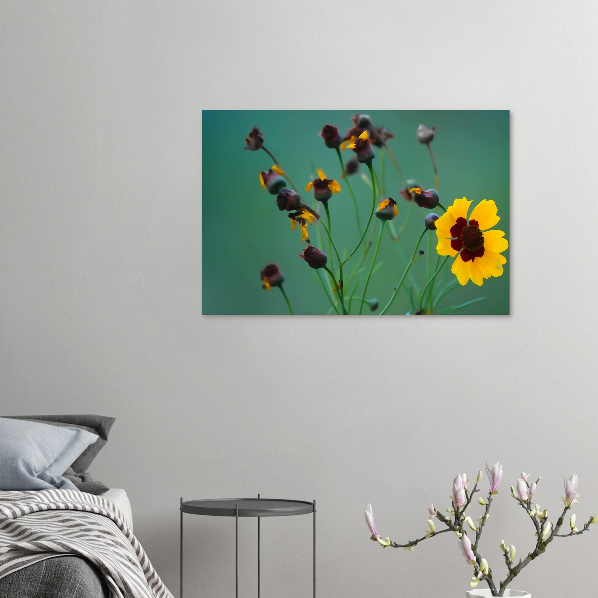 Photo en Auvergne / Tableau métal aluminium / Un mur pour souffler Photo en Auvergne / Tableau métal aluminium / Un mur pour souffler