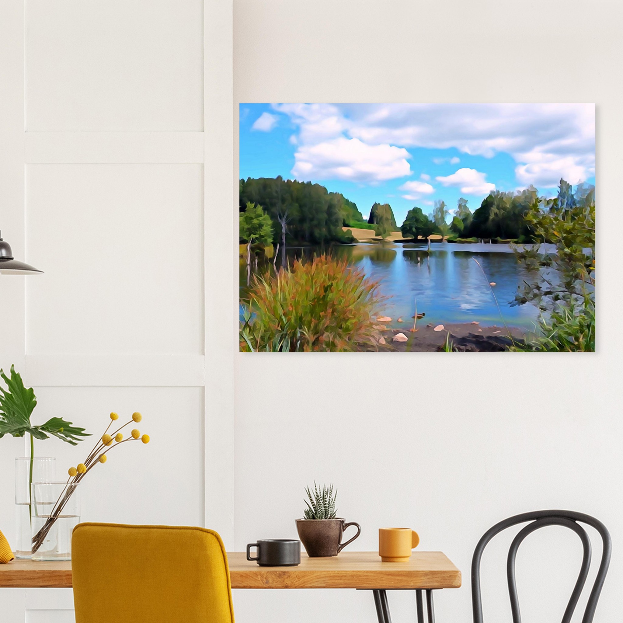 Photo en Auvergne / Tableau métal aluminium / La beauté du silence Photo en Auvergne / Tableau métal aluminium / La beauté du silence
