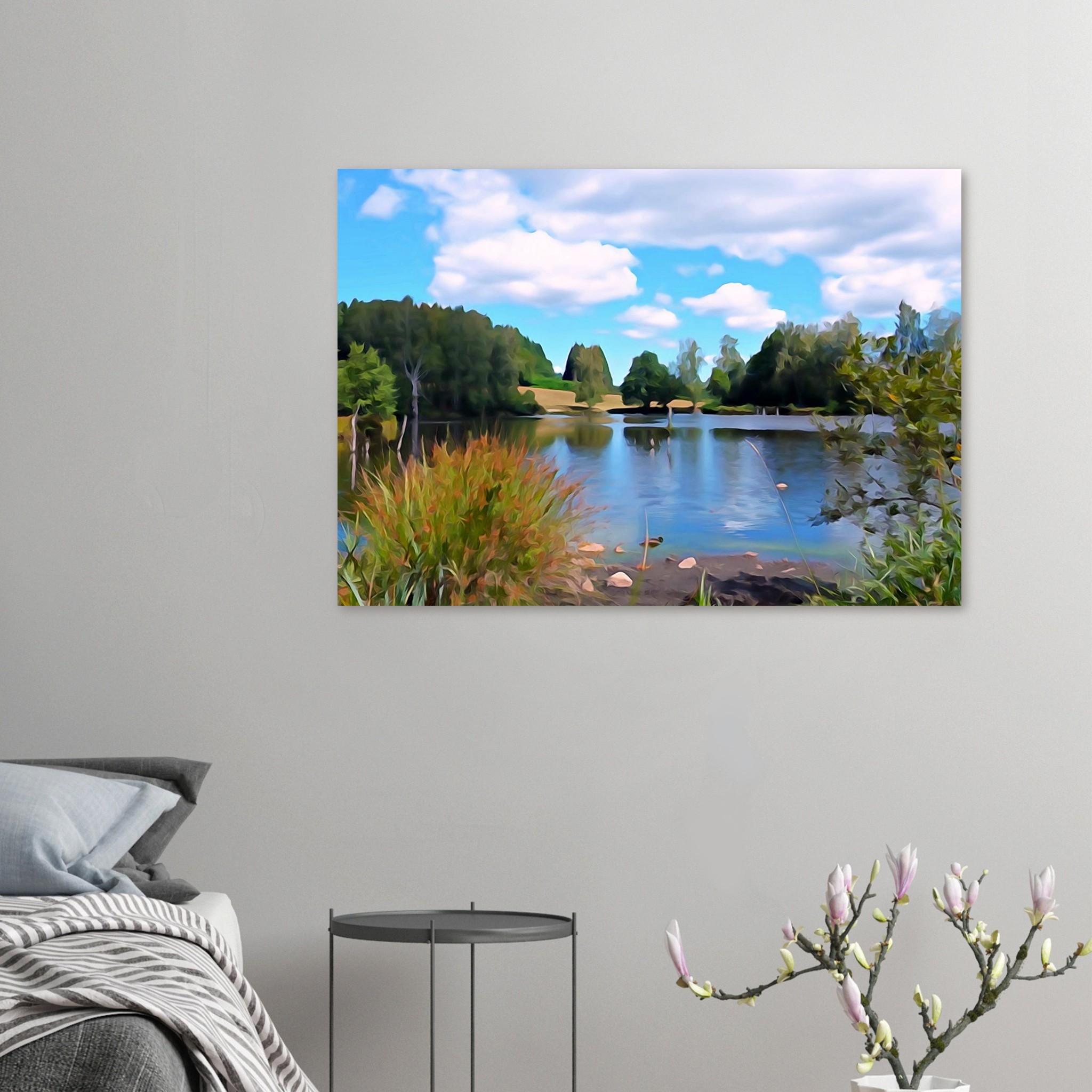 Photo en Auvergne / Tableau métal aluminium / La beauté du silence Photo en Auvergne / Tableau métal aluminium / La beauté du silence