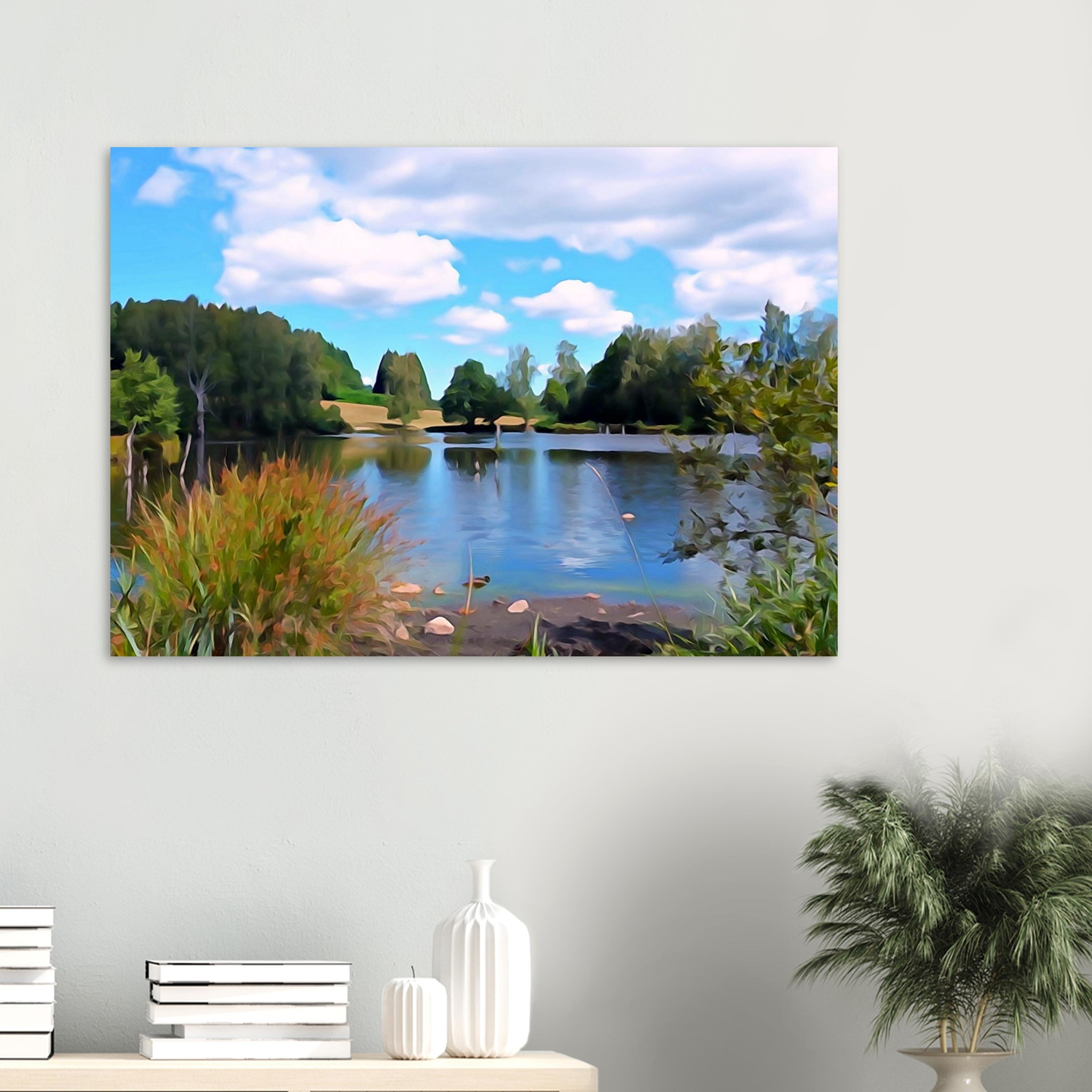 Photo en Auvergne / Tableau métal aluminium / La beauté du silence Photo en Auvergne / Tableau métal aluminium / La beauté du silence