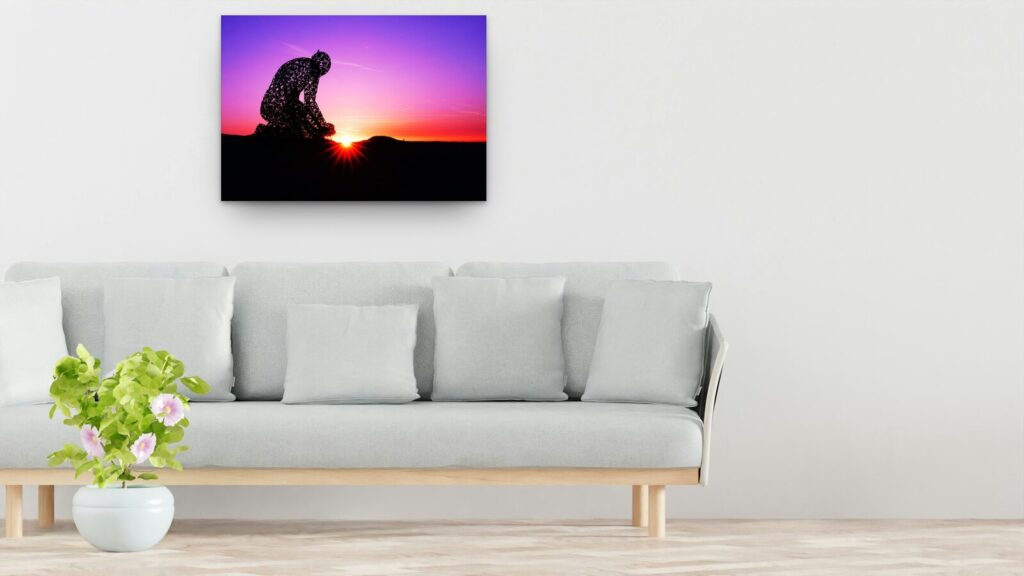 Nature → regard → émotion → introspection → apaisement, tableau soleil