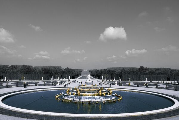 Fontaine des jardins de Versailles, tableau fontaine des jardins de Versailles