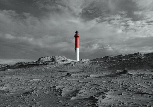 Le phare de la Coubre sur les sables, tableau phare de la Coubre et sable