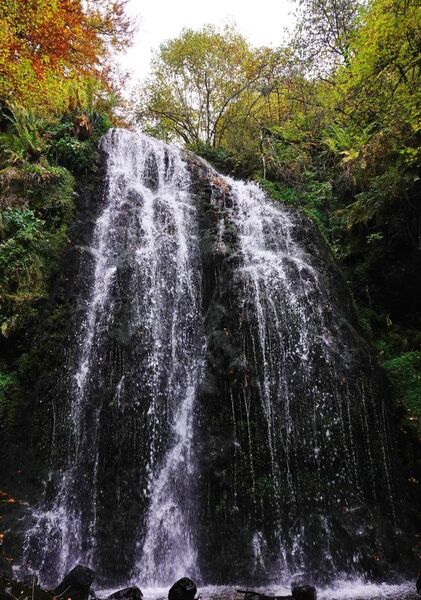 Puissance et élégance, tableau cascade de la Graille