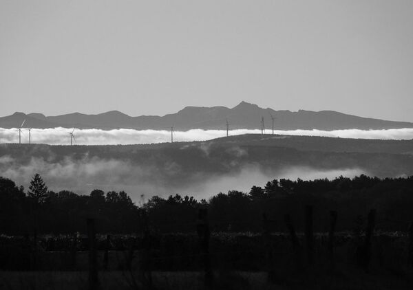 Le Sancy au-dessus de la mer de nuages, tableau Sancy au-dessus des nuages