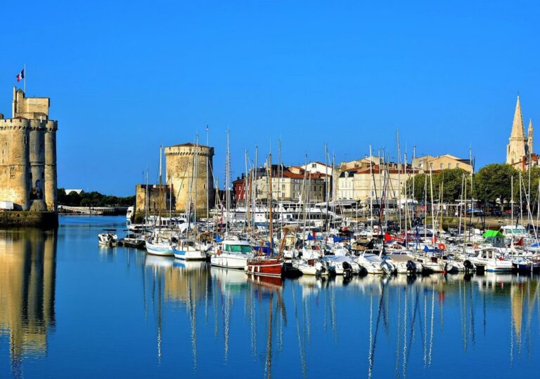 Les voiliers du port de La Rochelle, tableau voiliers du port de La Rochelle, photographie de Fabrice Courtadon