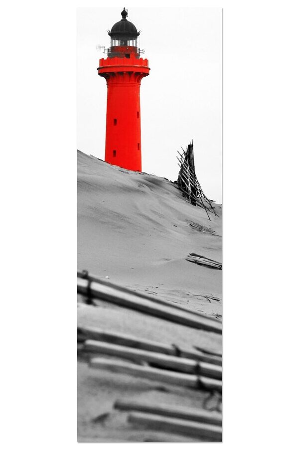 Le phare de la Coubre au-dessus des ganivelles, tableau phare de la Coubre et dune