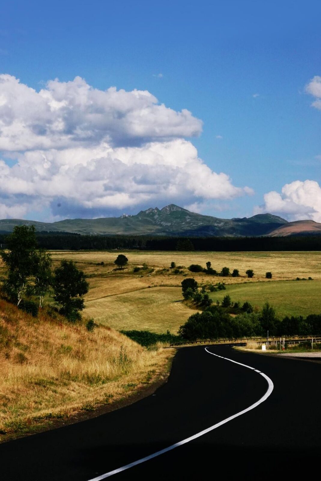 Viens, je t’emmène au Sancy, tableau sur aluminium, aperçu dans un intérieur